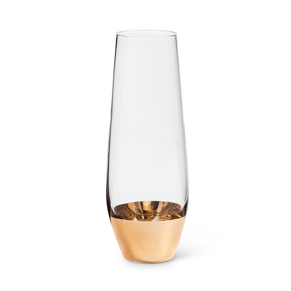 Gold Band Stemless Flute