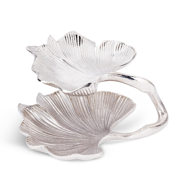 Two-Tier Ginkgo Leaf Plate