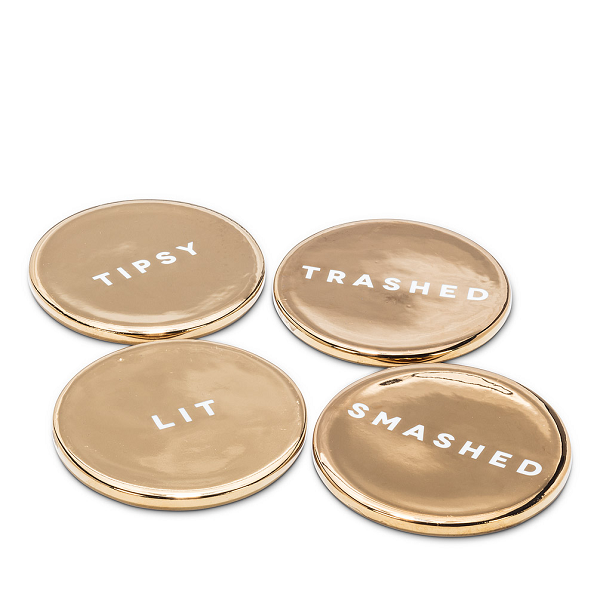 Drunk Expressions Set of Four Coasters