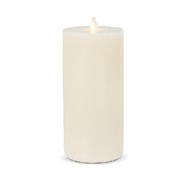 Ivory Lightli Wick to Flame Candle 4x7"