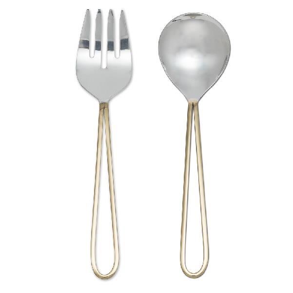 Loop Salad Servers - Boutique Marie Dumas