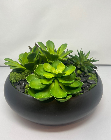 Green Succulent Floral Arrangement