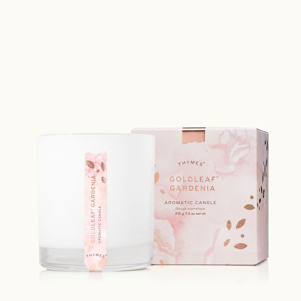 Thymes Goldleaf Gardenia Candle