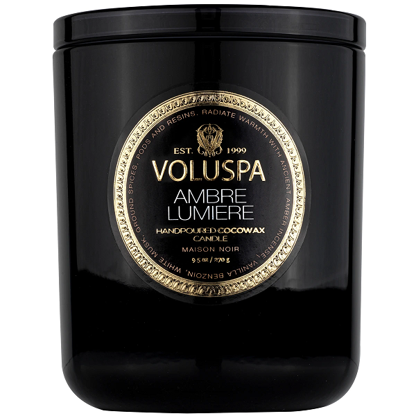 Voluspa Ambre Lumiere Classic Candle