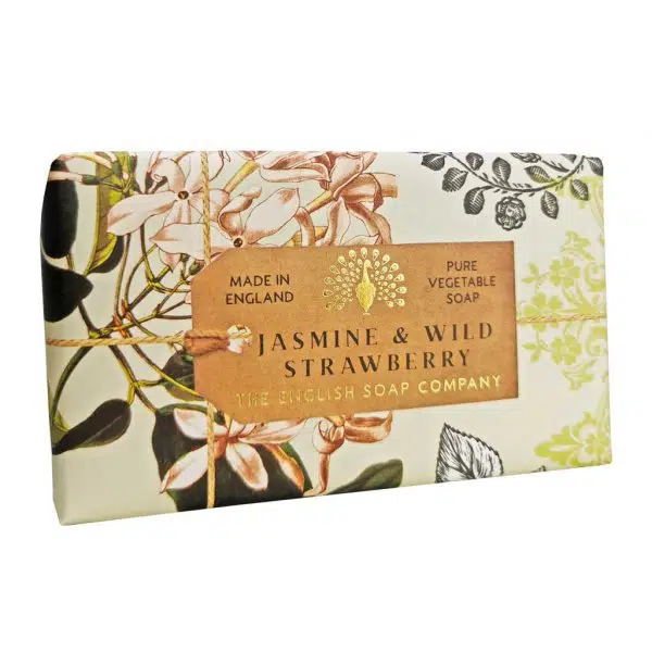 The English Soap Company Jasmine & Wild Strawberry Soap