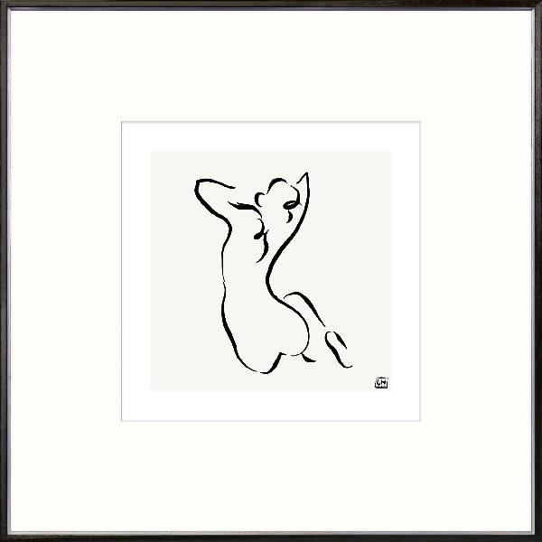 Black Ink Femme Print I