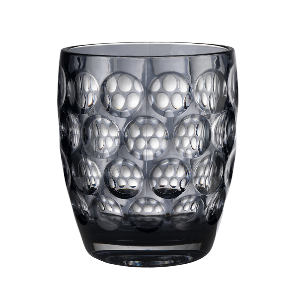 MarioLuca Giusti Acrylic Grey Tumbler Set of 6