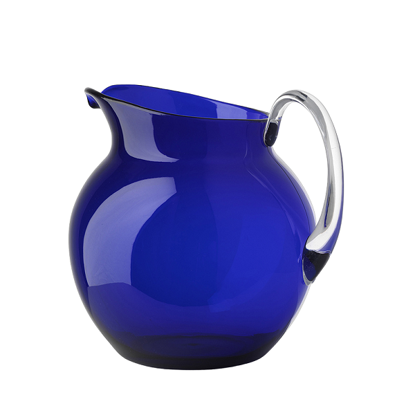 MarioLuca Palla Giusti Acrylic Blue Pitcher