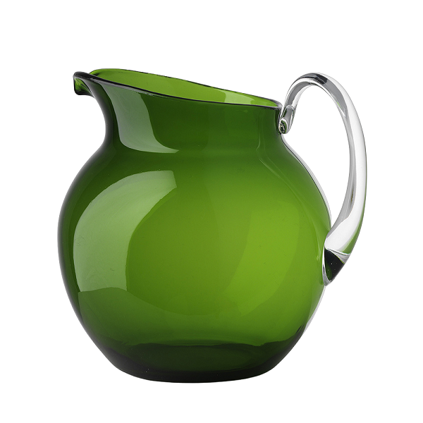 MarioLuca Giusti Palla Acrylic Green Pitcher 