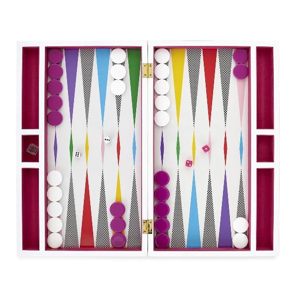 Jonathan Adler Backgammon - Rainbow