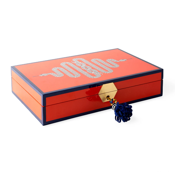 Jonathan Adler Eden Orange Jewelry Box