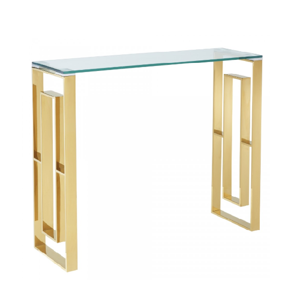 Jenna Gold Console Table