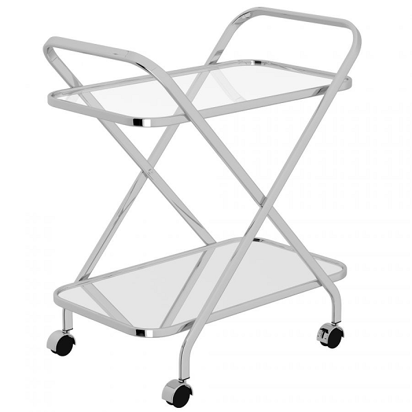 Jessica Chrome Bar Cart