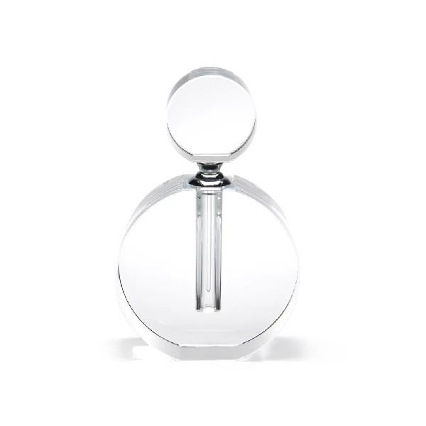 Crystal Flat Round Perfume Bottle