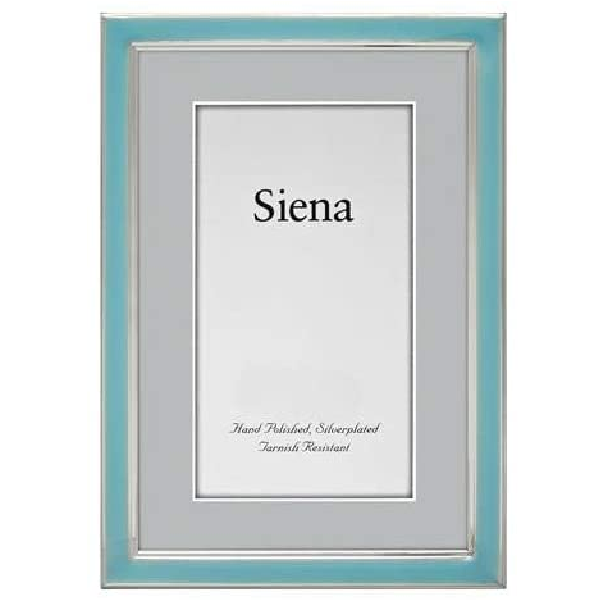 Siena Enamel Light Blue 5x7 Frame