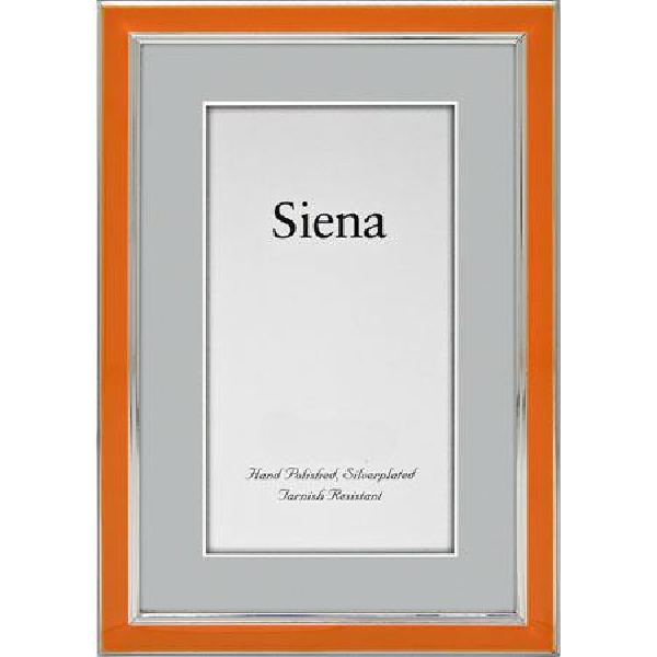 Siena Enamel Orange 4x6 Frame