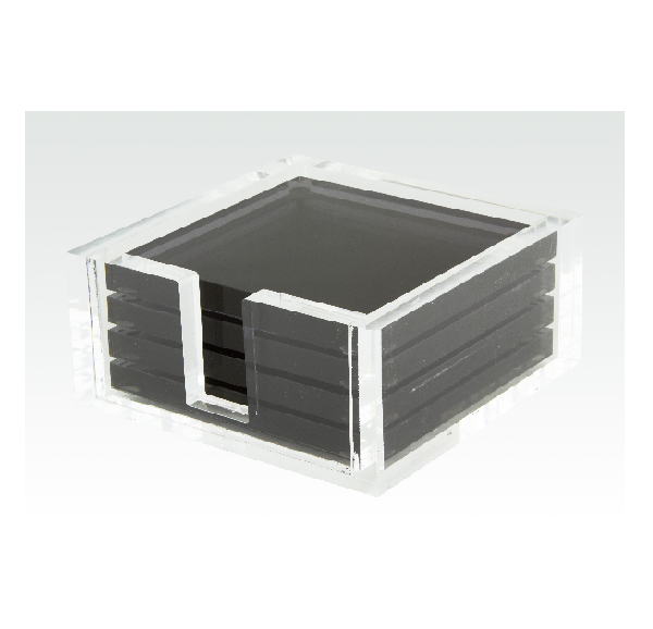 Lucite Coasters Set of 4 - Black