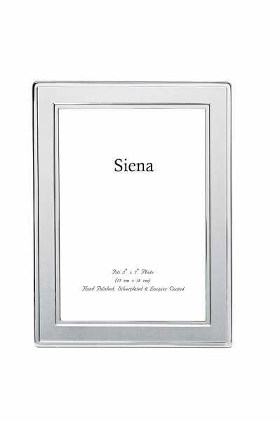 Sienna Wide Silver 5x7 Frame