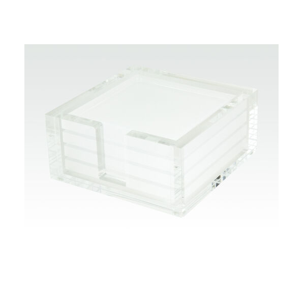 Lucite Coaster Set of 4 - White