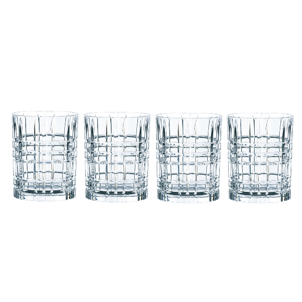 Nachtmann Square Whiskey Glasses Set of 4
