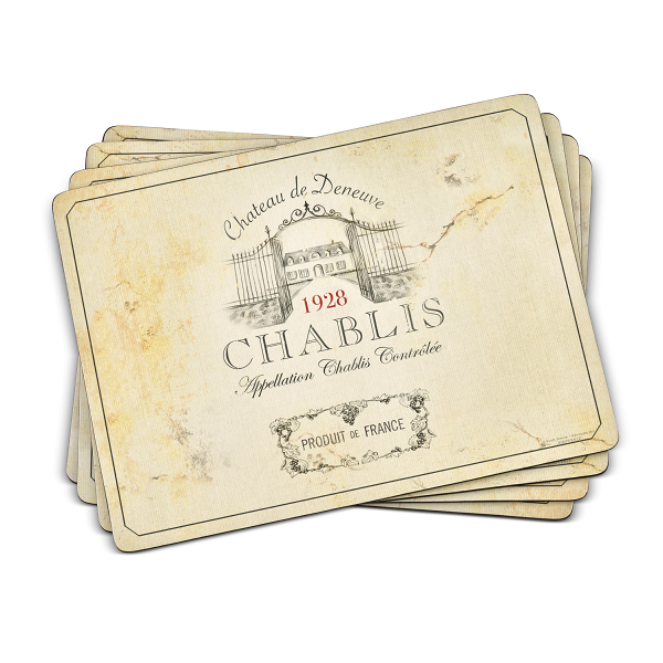 Placemats Vin de France - Set of 4