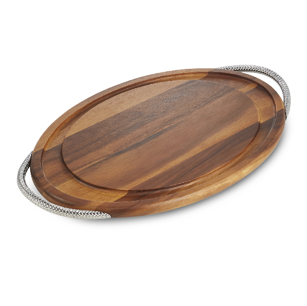 Nambe Braid Carving Board 24"