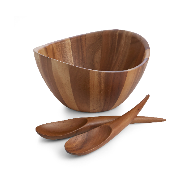 Nambe Harmony 3-Piece Salad Set