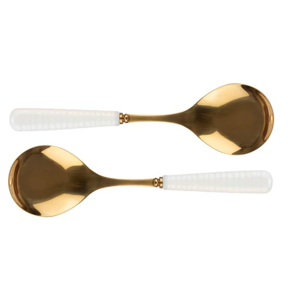 Sophie Conran Salad Servers 10'' - Gold