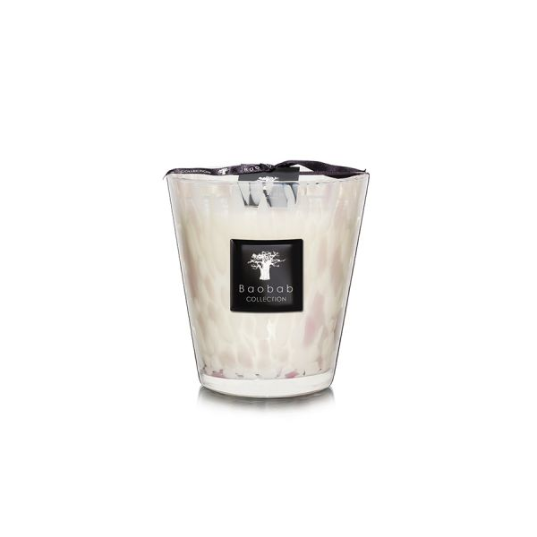 Baobab Collection White Pearls Medium Candle