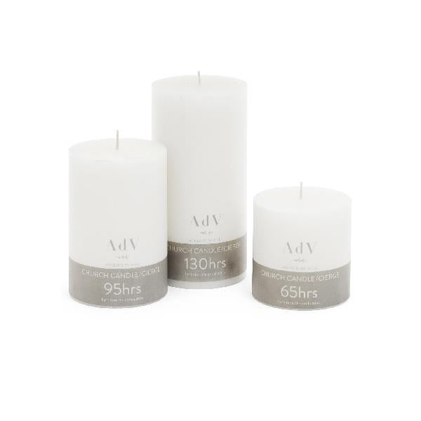 ADV Candle 3x4 - White