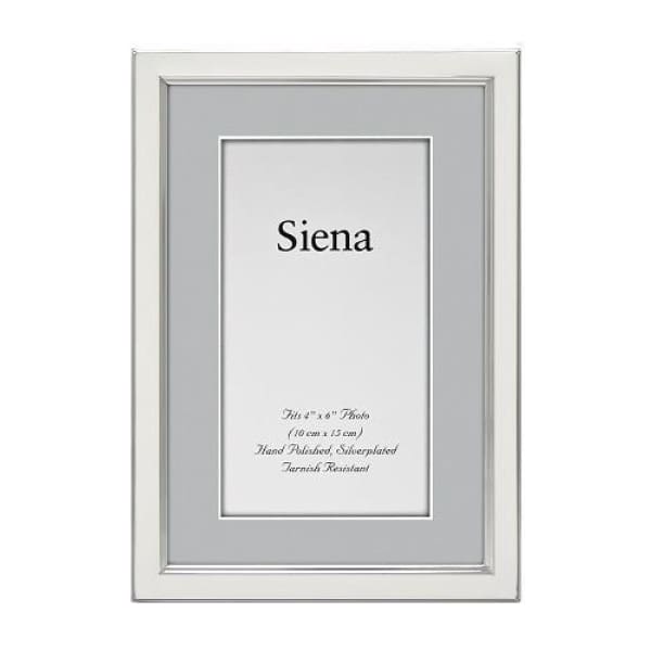 Siena Enamel White 4x6 Frame - Boutique Marie Dumas