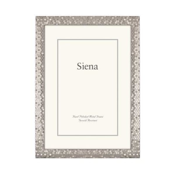 Siena Silver Metallic Glitter 5x7 Frame - Boutique Marie Dumas