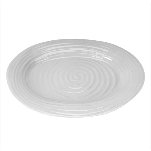 Sophie Conran Grey Medium Oval Platter - Boutique Marie Dumas