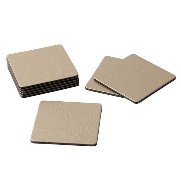 Square Platinum Lizard Coasters - Boutique Marie Dumas