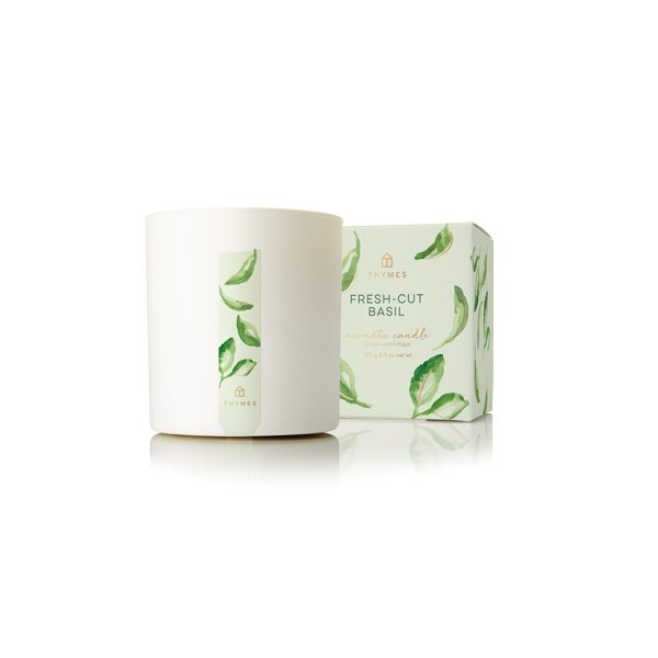 Thymes Fresh Cut Basil Candle