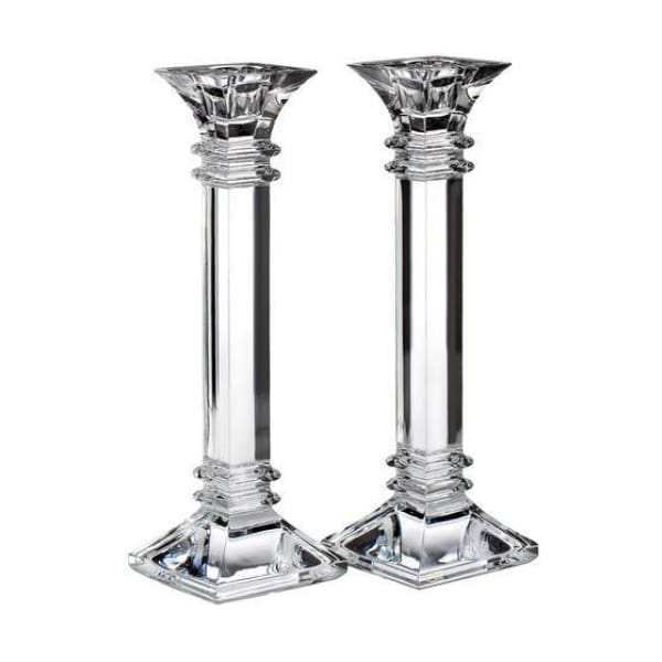 Waterford Treviso 10" Candlestick, Pair - Boutique Marie Dumas
