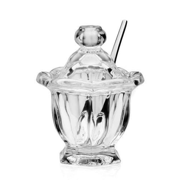 Windsor Honey & Condiment Jar w/ Spoon - Boutique Marie Dumas